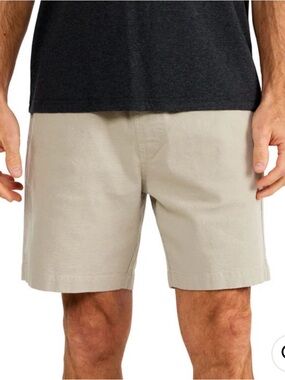 Men’s Size Large Free Fly Cotton Blend Stretch Canvas Shorts